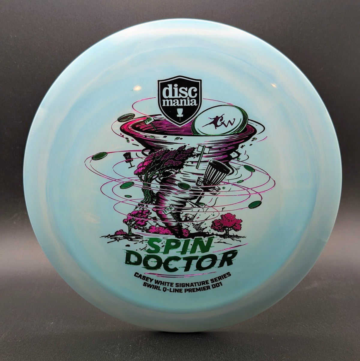 Spin Doctor • Casey White Signature Series Swirl Q-Line Premier DD1 • 175g