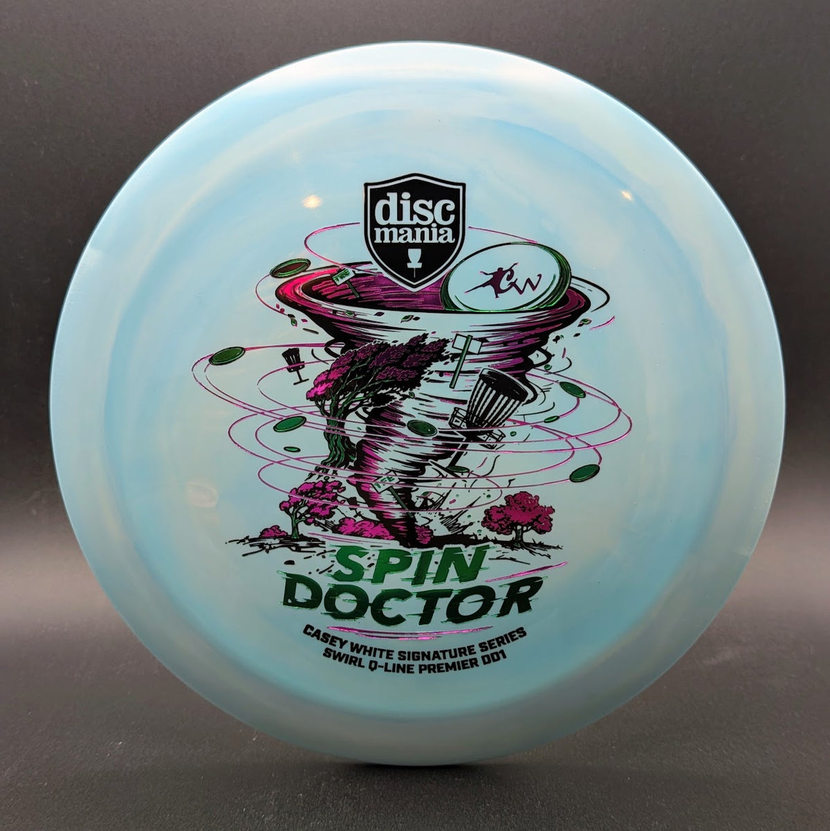 Spin Doctor • Casey White Signature Series Swirl Q-Line Premier DD1 • 175g